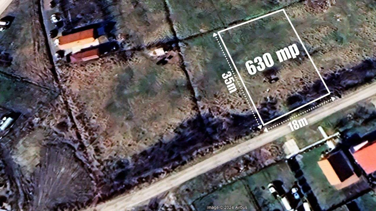 Teren intravilan 630 mp, pretabil constructii - Utilitati la strada 2, foxfort.ro