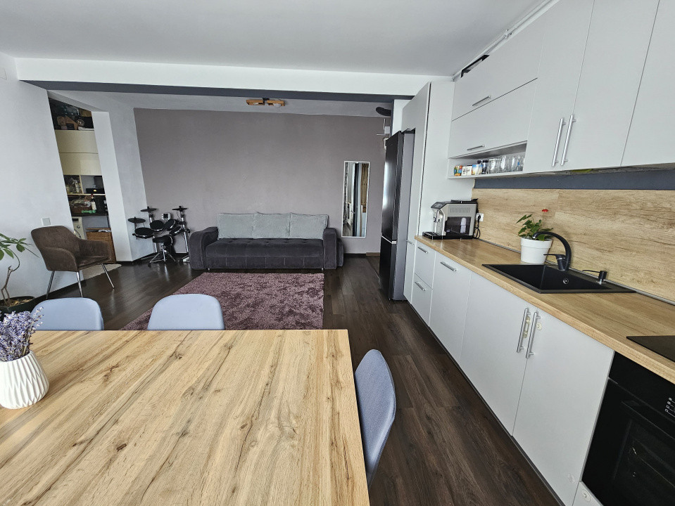 Apartament cu 3 camere, 65 mp utili, mobilat-utilat - Giroc 3, foxfort.ro