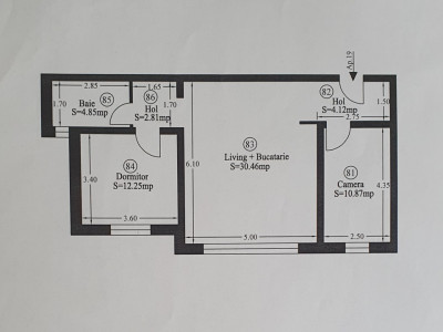 Apartament cu 3 camere, 65 mp utili, mobilat-utilat - Giroc imagine mica 14, foxfort.ro