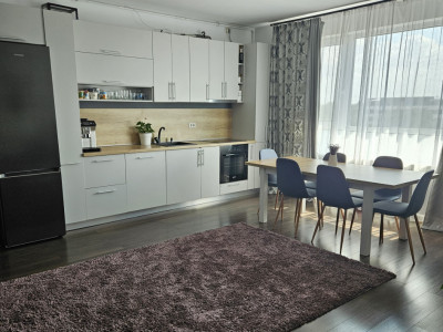 Apartament cu 3 camere, 65 mp utili, mobilat-utilat - Giroc