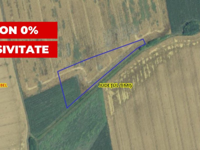 COMISION 0% Vanzare teren extravilan 10.3 hectare, zona agricola, Jebel