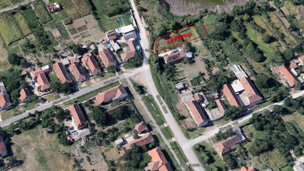 Teren intravilan 1349 mp, pretabil constructii, Sacalaz 4, foxfort.ro