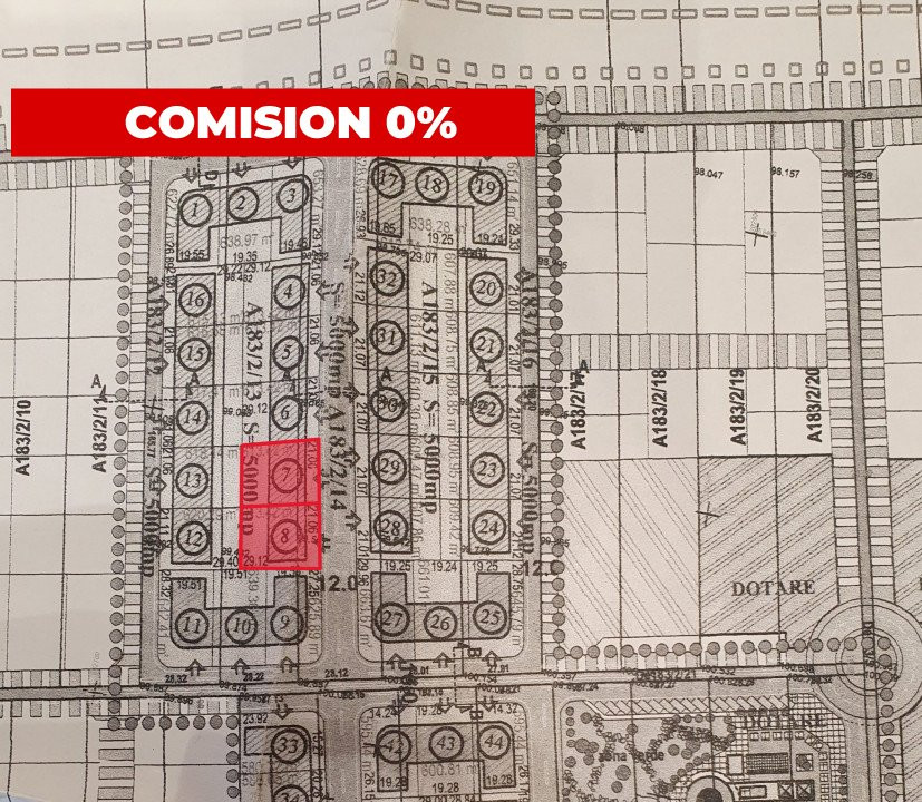 2 Parcele teren intravilan de 616 mp, total 1232 mp in Sag zona Manastire  2, foxfort.ro