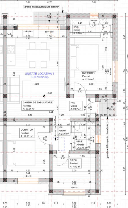 Duplex 4 camere si 2 bai - Mosnita Noua - toate utilitatile 2, foxfort.ro