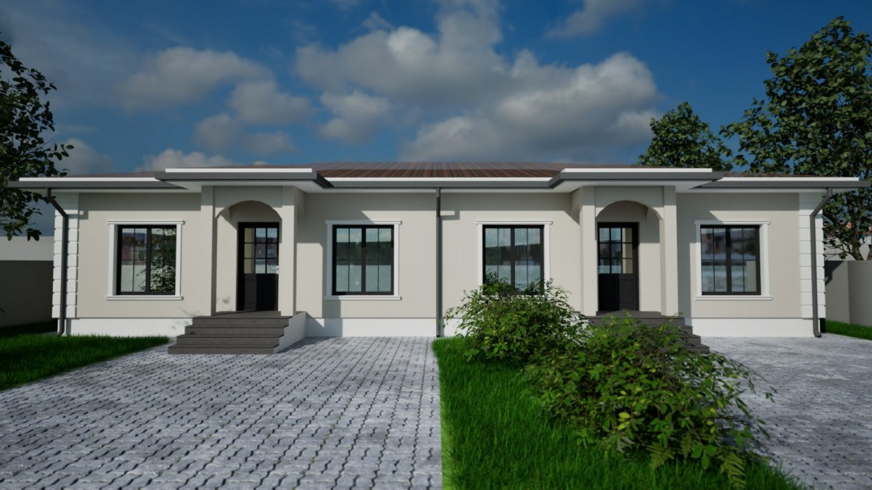 Duplex 4 camere, Sacalaz - Proiect nou - V7420 2, foxfort.ro