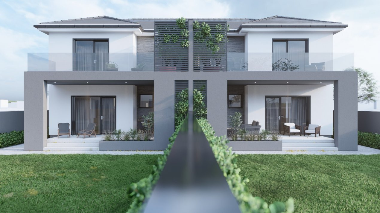 Duplex 4 camere, Sacalaz - Pompa de caldura, Panouri fotovoltaice 2, foxfort.ro