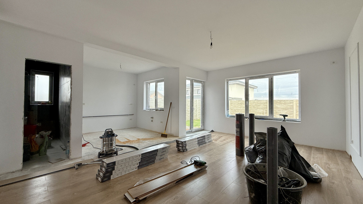 COMISION 0% Duplex finalizat de vanzare, 3 camere + 2 bai, Sacalaz  4, foxfort.ro