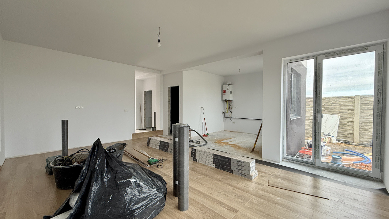 COMISION 0% Duplex finalizat de vanzare, 3 camere + 2 bai, Sacalaz  5, foxfort.ro