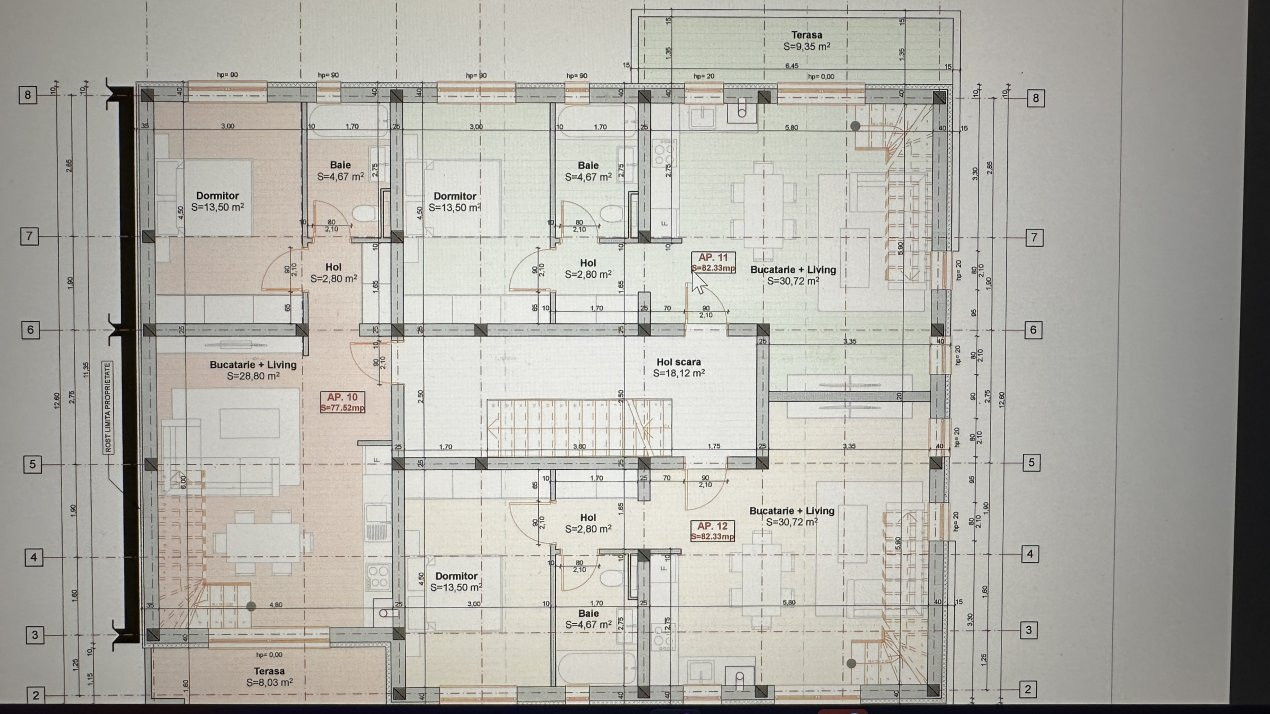 OCAZIE - Penthouse 3 camere pe 2 nivele, in Giroc 19, foxfort.ro