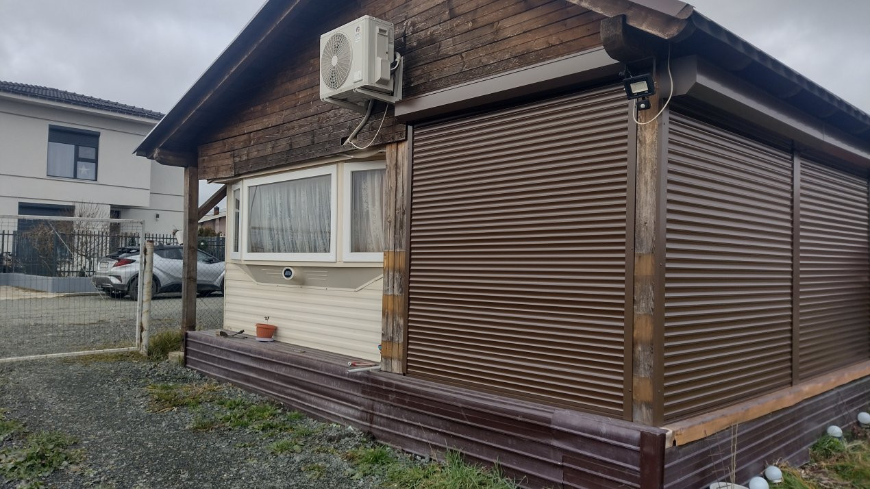 COMISION 0% Casa mobila + Teren de 859 mp, Sacalaz - Bransat la curent si apa 28, foxfort.ro