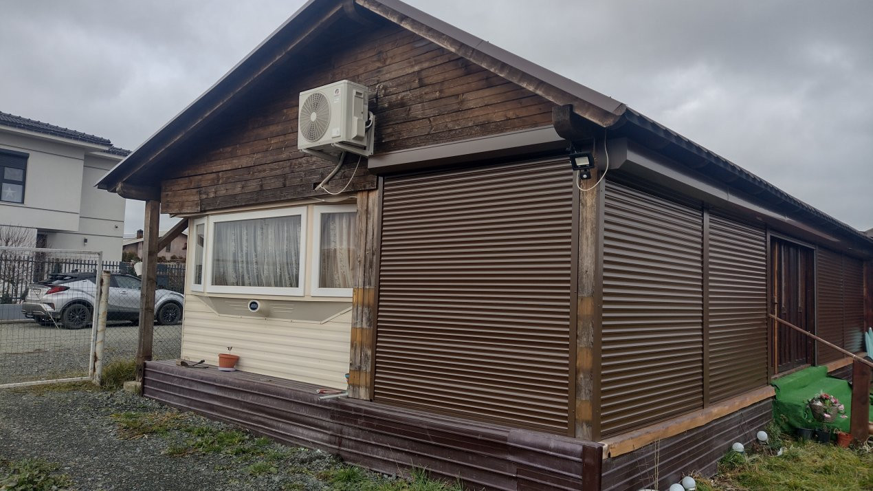 COMISION 0% Casa mobila + Teren de 859 mp, Sacalaz - Bransat la curent si apa 29, foxfort.ro