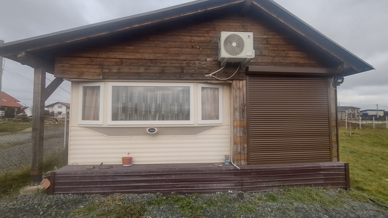 COMISION 0% Teren 859mp+Casa mobila, Sacalaz - Bransat curent si apa 15, foxfort.ro