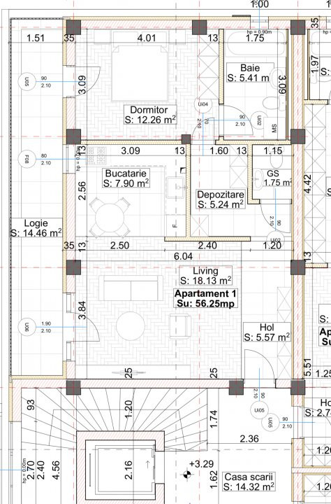 COMISION 0% - Apartament cu 2 camere la etajul 1 in Giroc, zona ESO 3, foxfort.ro