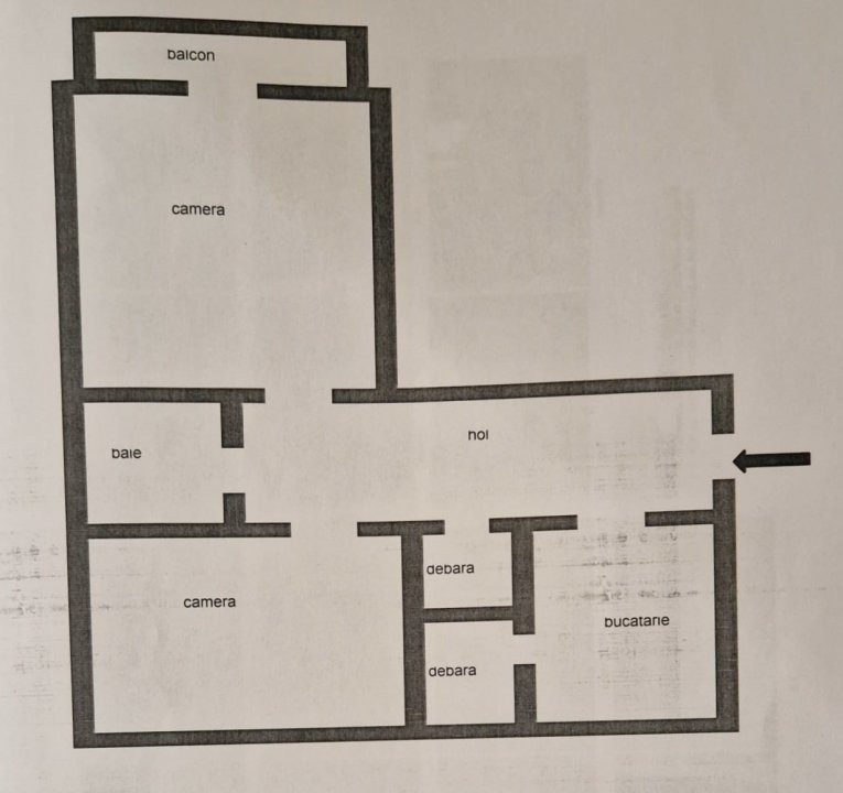 COMISION 0% - Apartament 2 camere, decomandat, centrala proprie 16, foxfort.ro