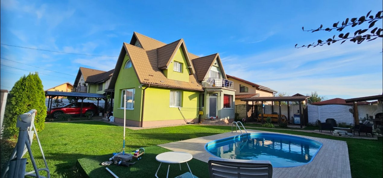 Casa individuala 4 camere, Sacalaz - Garaj, piscina exterioara 1, foxfort.ro