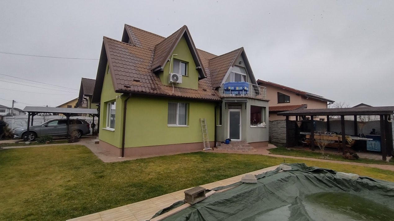 Casa individuala 4 camere, Sacalaz - Garaj, piscina exterioara 18, foxfort.ro