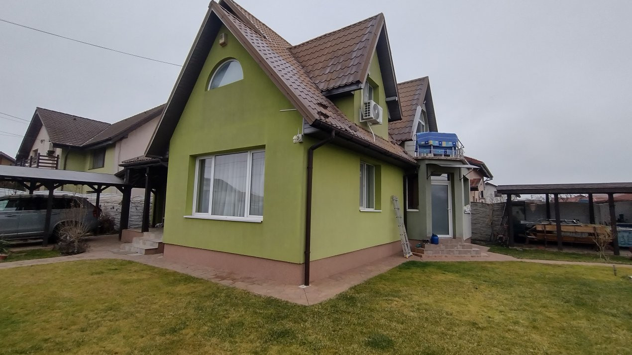 Casa individuala 4 camere, Sacalaz - Garaj, piscina exterioara 19, foxfort.ro