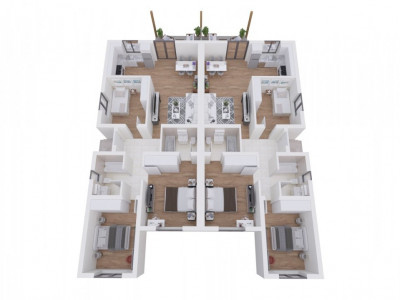 Duplex cu 4 camere - Toate utilitatile + Asfalt - Mosnita Noua imagine mica 3, foxfort.ro