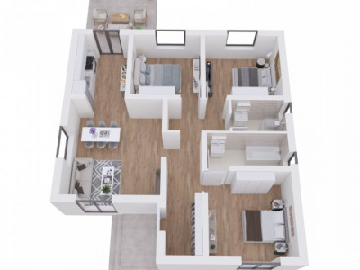 Casa individuala cu 4 camere - Toate utilitatile + Asfalt - Mosnita Noua imagine mica 6, foxfort.ro