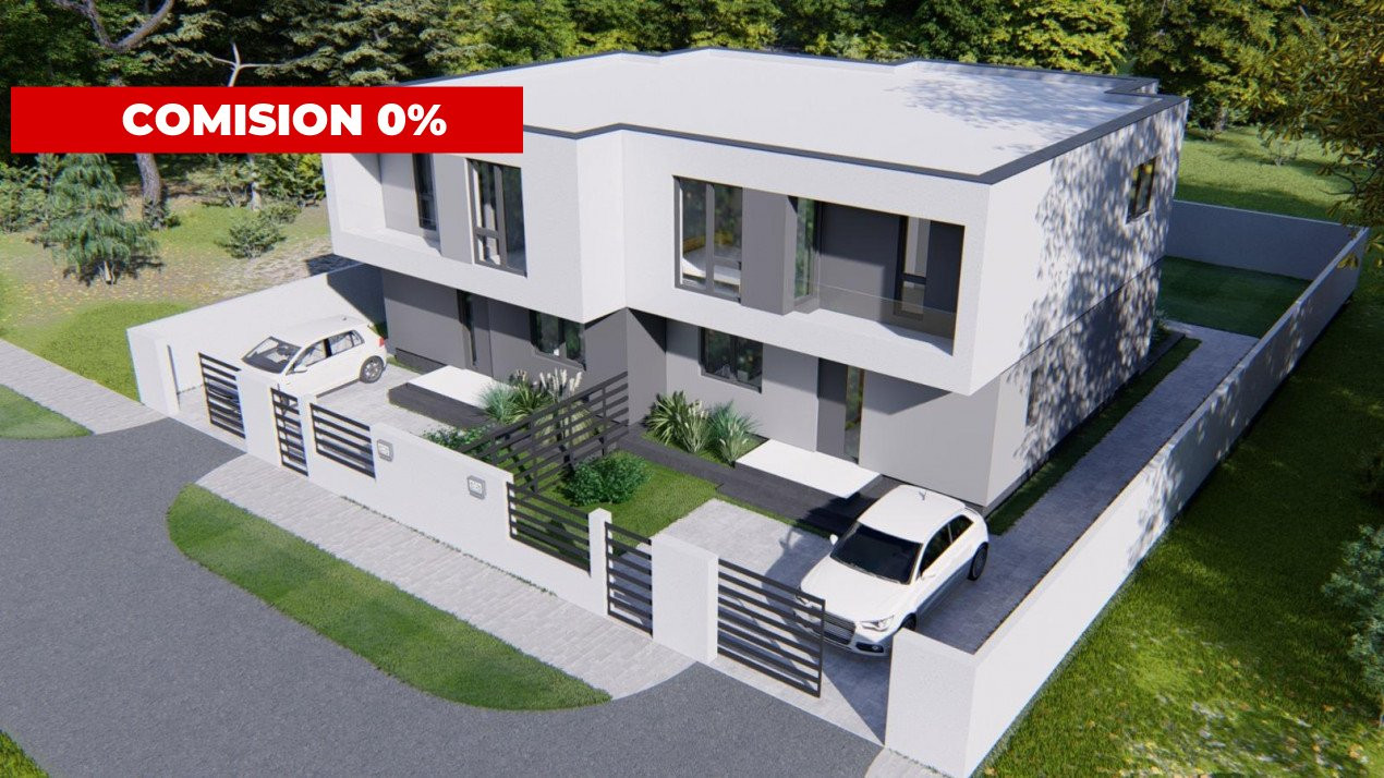 COMISION 0% Duplex 4 camere, Sacalaz - Stil contemporan 1, foxfort.ro