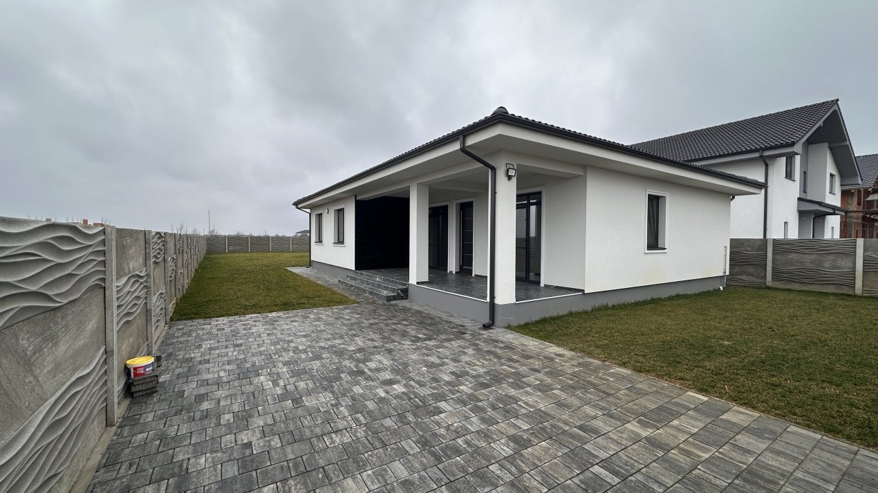 Casa individuala pe parter cu 4 camere, 103 mp, in Mosnita Veche 10, foxfort.ro