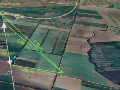 Teren extravilan arabil 50.890mp - aproape de centura Timisoara Sud imagine mica 2, foxfort.ro
