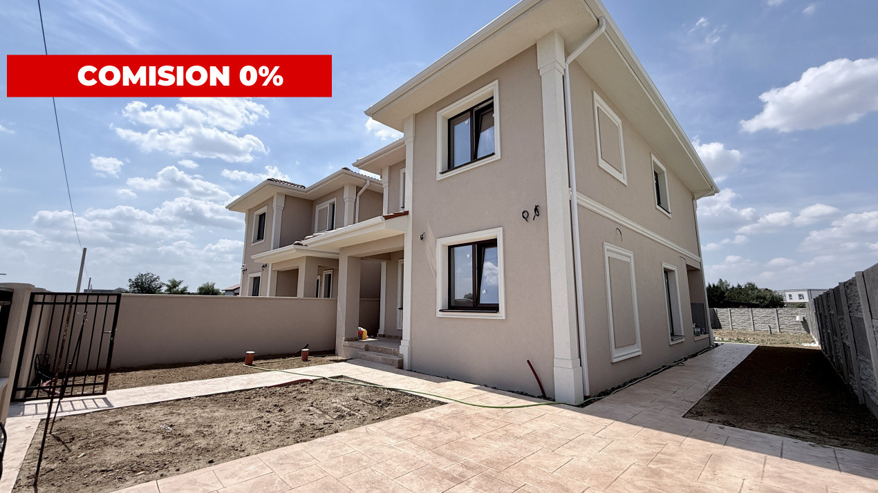 COMISION 0% Duplex individual, 5 camere si teren de 410 mp, zona Mosnita 1, foxfort.ro