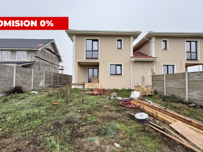 COMISION 0% Duplex individual, 5 camere si teren de 410 mp, zona Mosnita