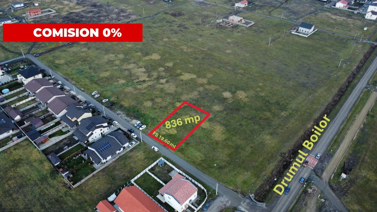 Parcela teren Mosnita in zona Drumul Boilor cu toate utilitatile + Asfalt 1, foxfort.ro
