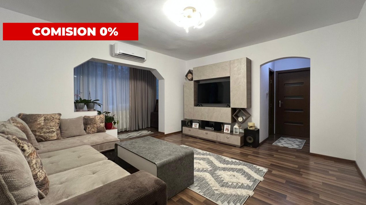 COMISION 0% Apartament cu 3 camere, etaj 3 de vanzare, zona Simion Barnutiu 1, foxfort.ro