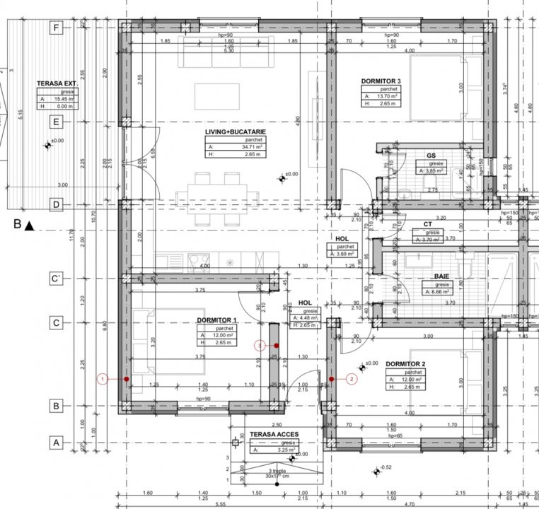 Duplex individual cu 4 camere Mosnita - Toate utilitatile 2, foxfort.ro