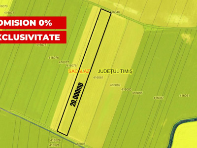 COMISION 0% Teren extravilan agricol, Sacalaz - 20.000 mp imagine mica 4, foxfort.ro