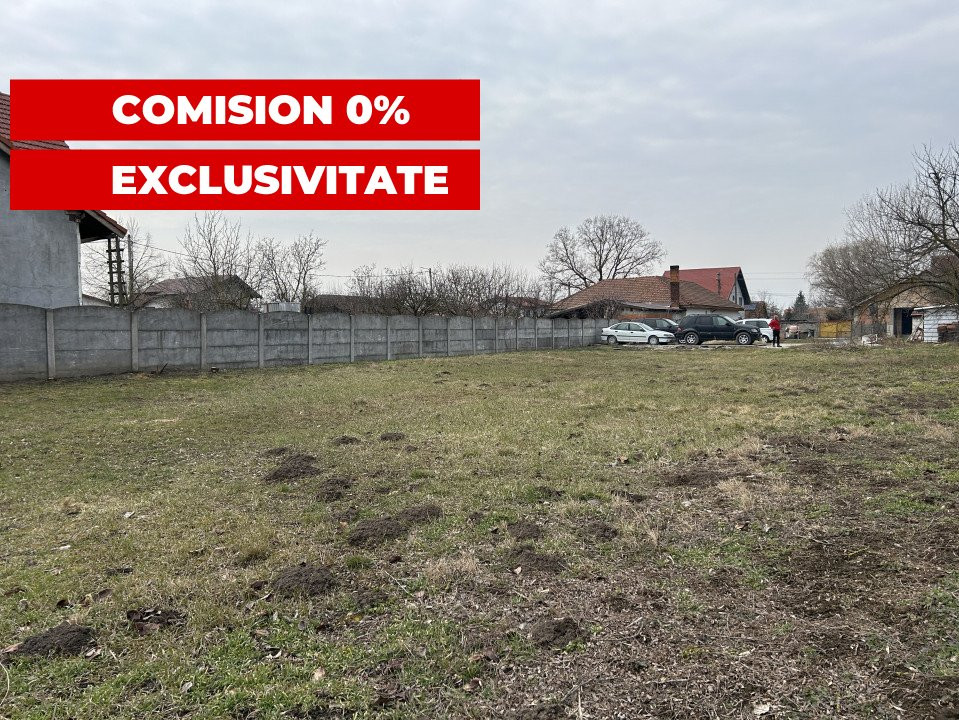 COMISION 0% Parcela de teren intravilan 1184 MP in Covaci 1, foxfort.ro