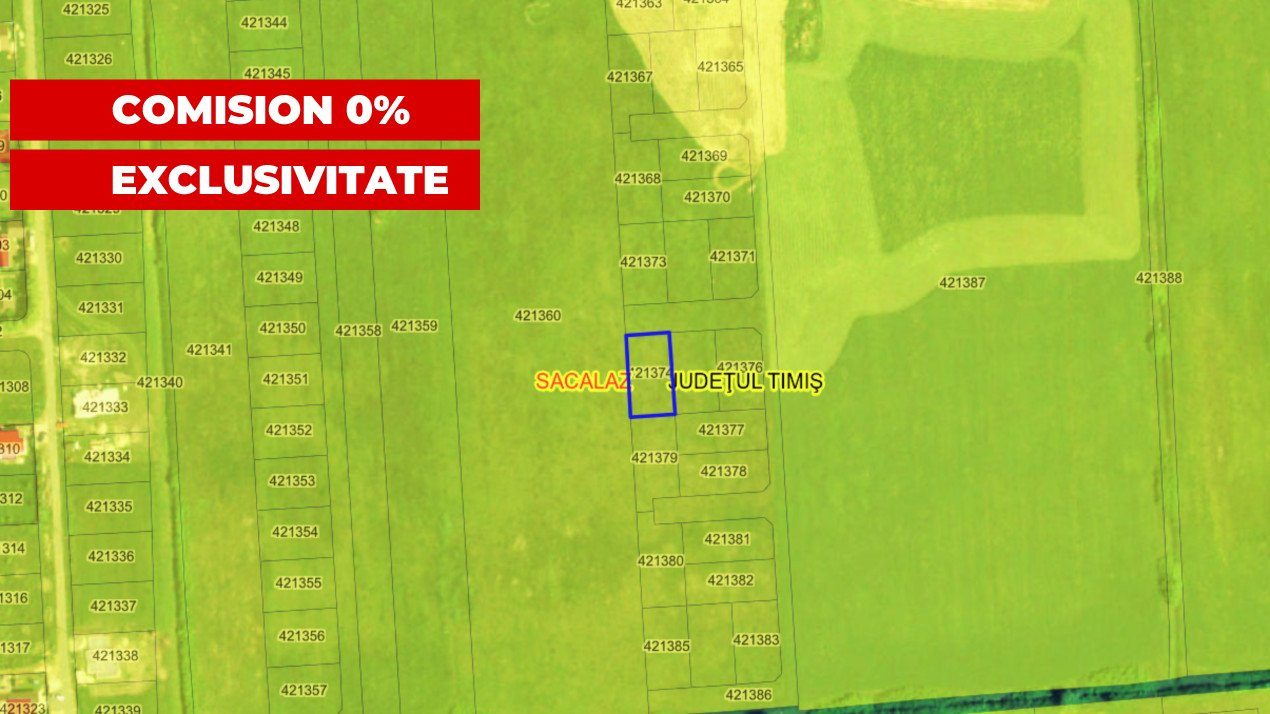 COMISION 0% Teren intravilan Sacalaz, 586 mp - Oportunitate investitie 1, foxfort.ro