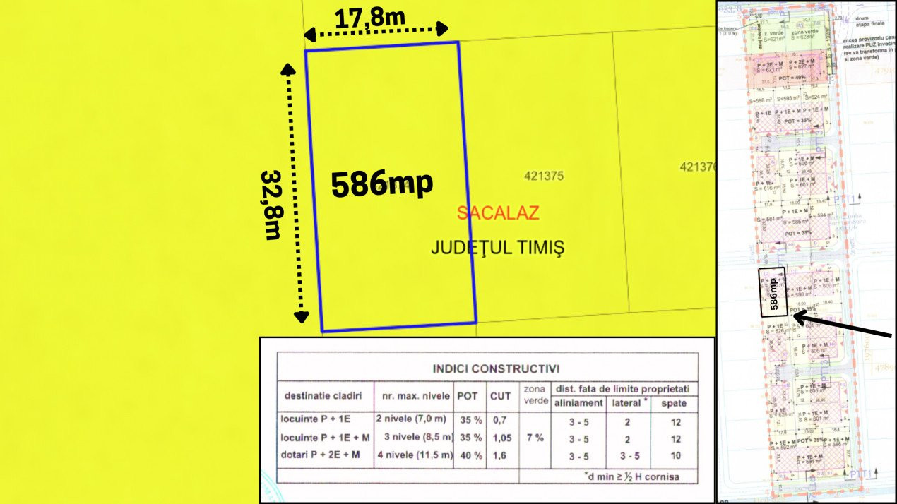 COMISION 0% Teren intravilan Sacalaz, 586 mp - Oportunitate investitie 2, foxfort.ro