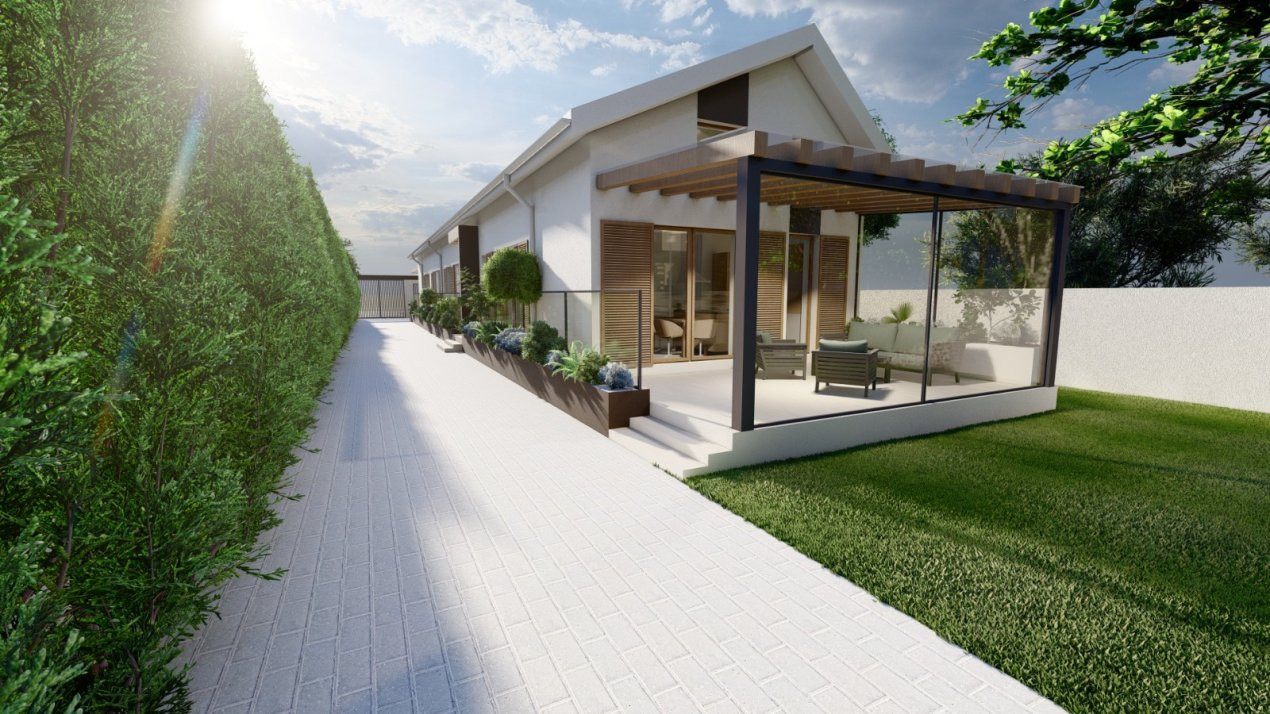 COMISION 0% Casa individuala cu 4 camere, 120 mp utili - Sacalaz 3, foxfort.ro