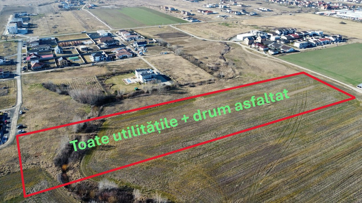 COMISION 0% Parcela Mosnita, toate utilitatile + Asfalt 3, foxfort.ro