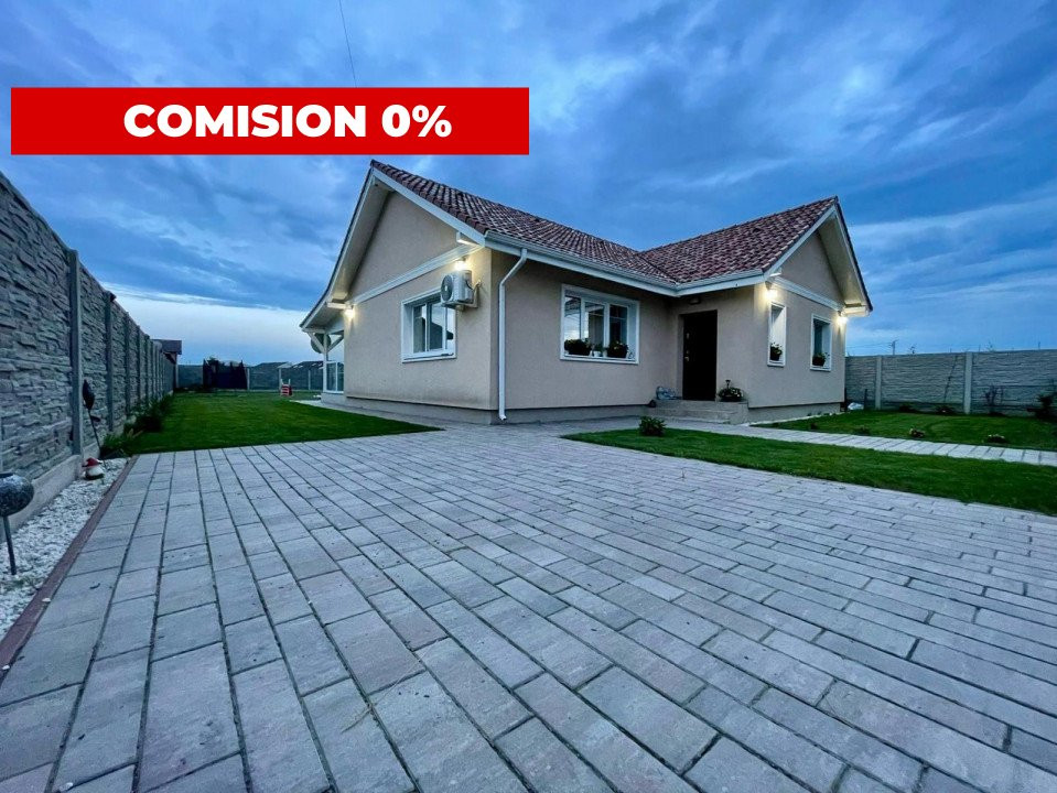 COMISION 0% Casa individuala pe parter 4 camere, 120 mp, in Mosnita Noua 1, foxfort.ro
