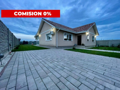 COMISION 0% Casa individuala pe parter 4 camere, 120 mp, in Mosnita Noua
