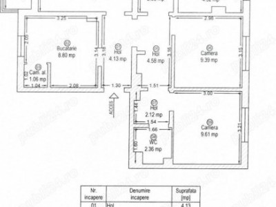 Apartament cu 4 camere, semidecomandat Zona Girocului imagine mica 22, foxfort.ro