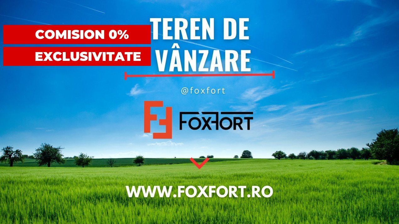 COMISION 0% Teren de vanzare intravilan de 1.600 mp - Padureni 10, foxfort.ro