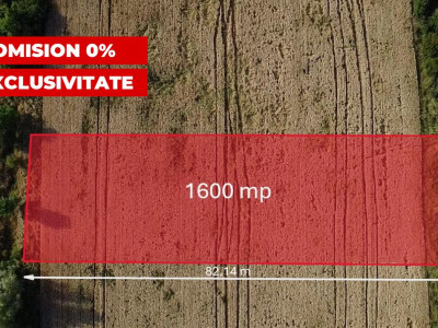 COMISION 0% Teren de vanzare intravilan de 1.600 mp - Padureni
