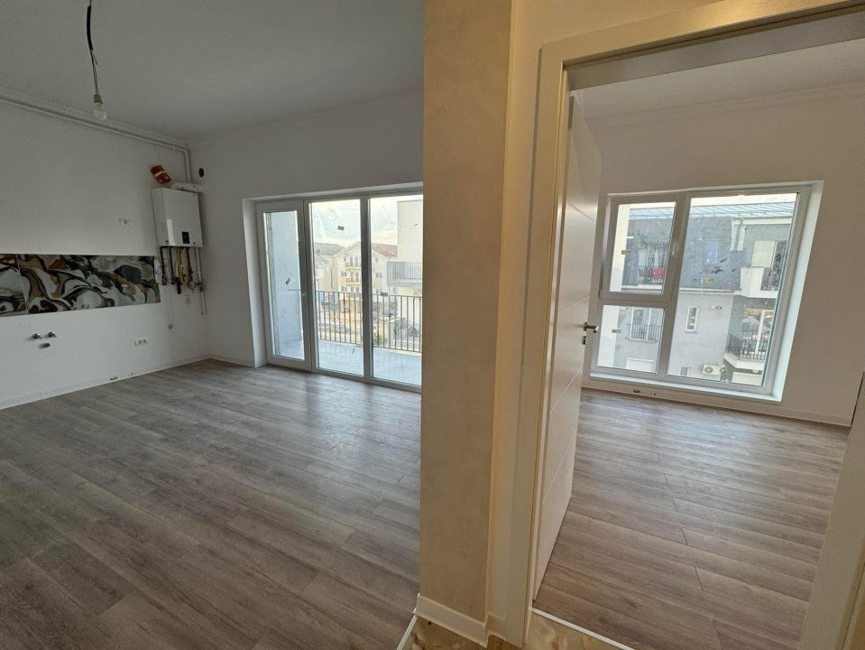 Apartament cu 2 camere open space cu gradina 63 mp, in Giroc 8, foxfort.ro