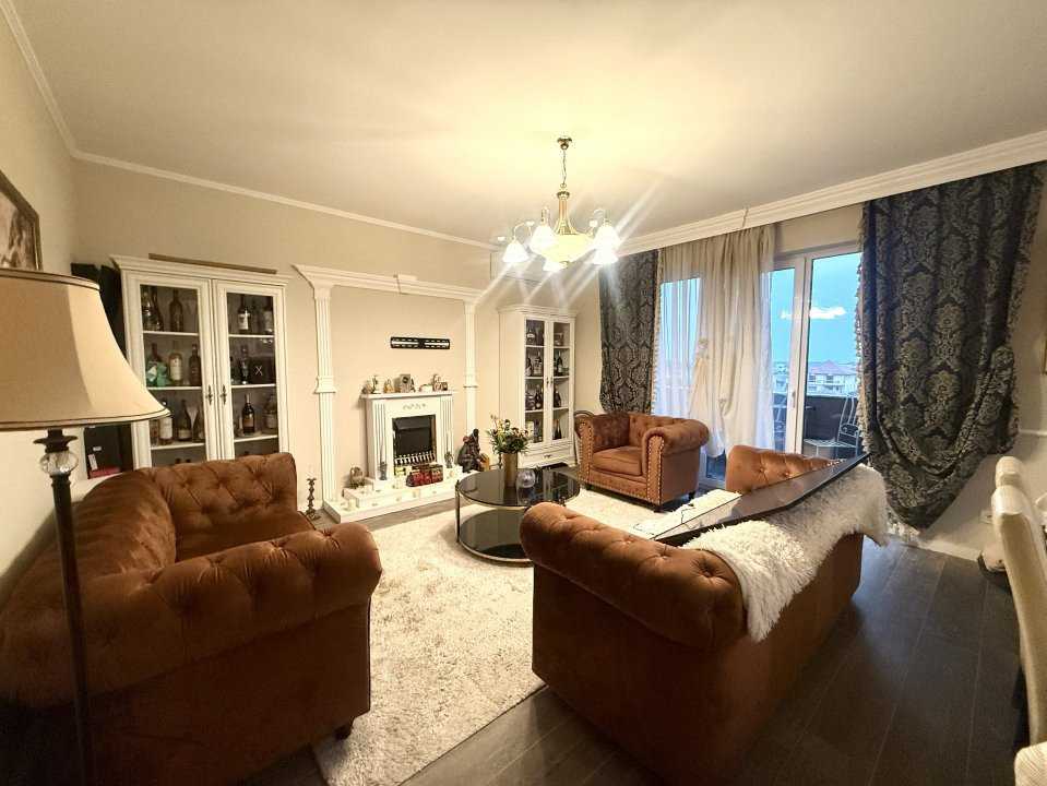 Apartament premium 2 camere si terasa de 24 mp, mobilat complet in Dumbravita 1, foxfort.ro