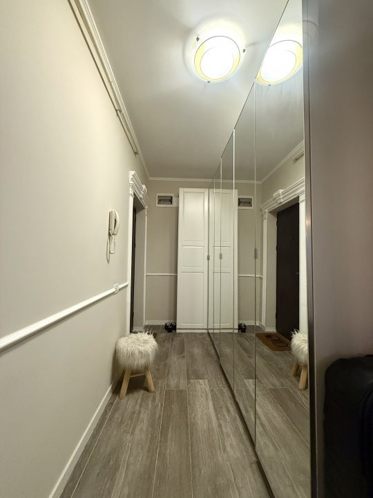 Apartament premium 2 camere si terasa de 24 mp, mobilat complet in Dumbravita 8, foxfort.ro
