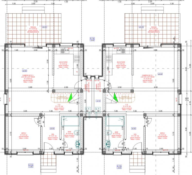 Duplex individual cu 5 camere si teren de 350 mp - Mosnita Noua - Zona Kaufland 6, foxfort.ro