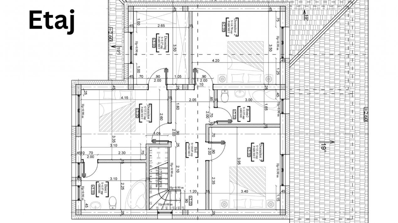 Casa individuala la ROSU, 5 camere, Sacalaz-Gaz si curent bransat 16, foxfort.ro