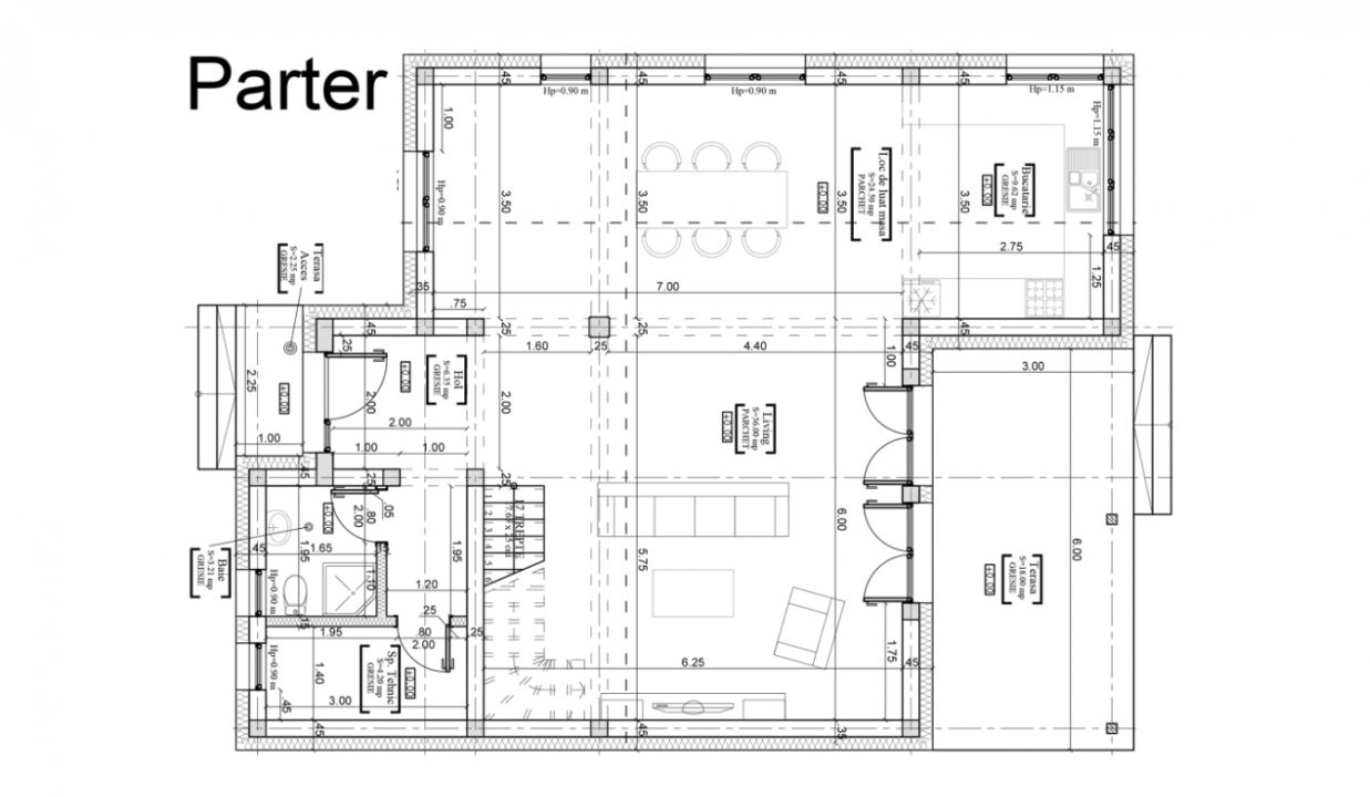 Casa individuala la ROSU, 5 camere, Sacalaz-Gaz si curent bransat 18, foxfort.ro