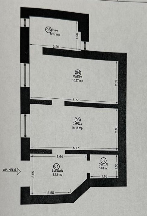 De vanzare apartament cu 2 camere, zona Iosefin  4, foxfort.ro