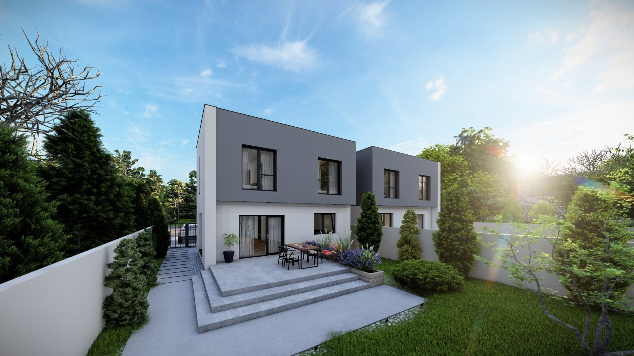 Duplex individual 5 camere, Sacalaz - Arhitectura contemporana 3, foxfort.ro